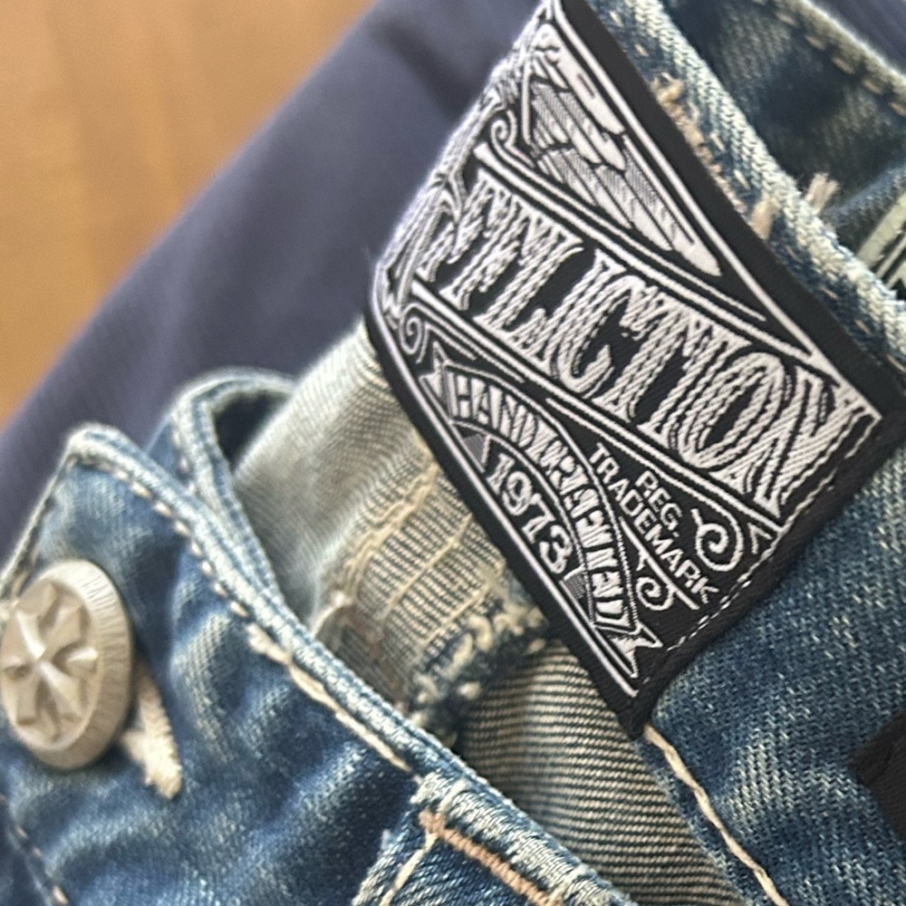NWT Affliction Raquel Revival Women's Blue Jeans - Picture 10 of 11